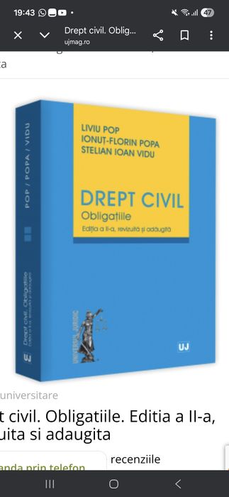 Vand carți de drept in format pdf