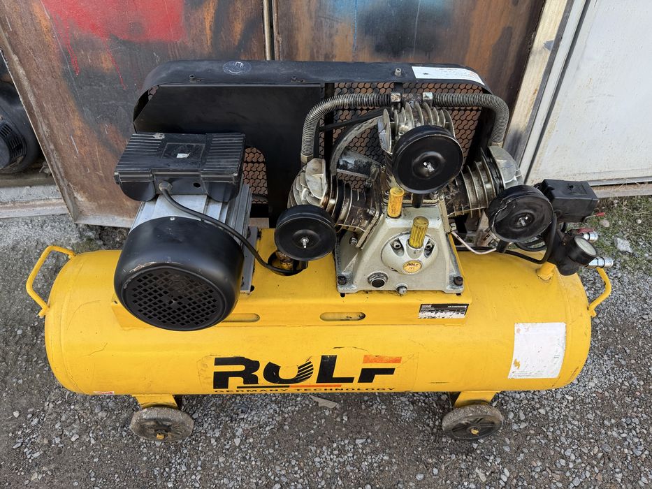 * ROLF 100L воздушный 3 поршневой V-образный компрессор в хорошем сост