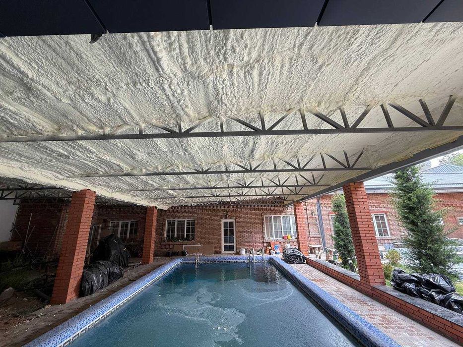 Напыление ппу пена сипиш хизмати pena sepish ppu / Теплоизоляция пеной