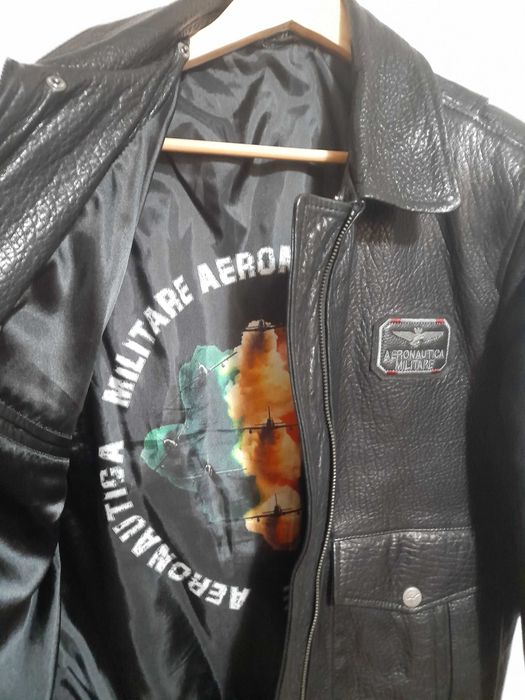 Geaca de piele aviator