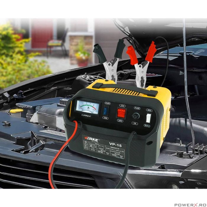 Redresor auto 4 amperi 12V / 24V, pentru baterii cu capacitate 20-140