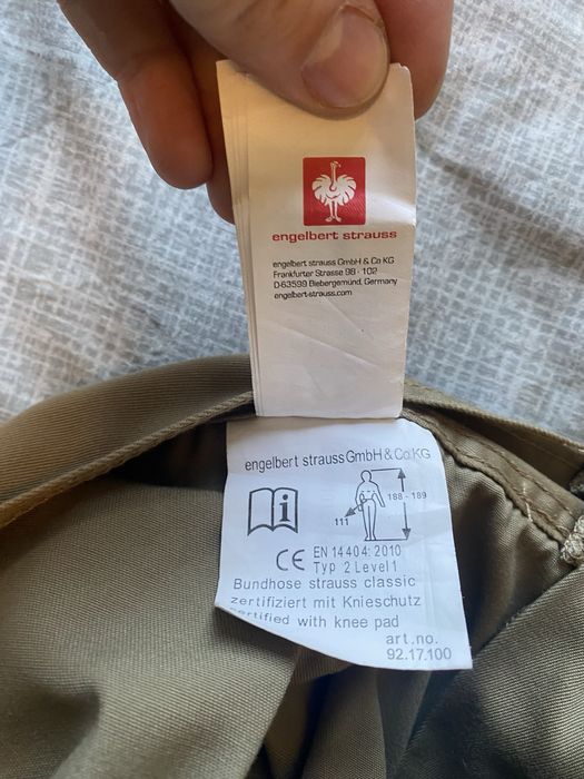 5 броя чисто нови панталони Engelbert Strauss без хартиени етикети