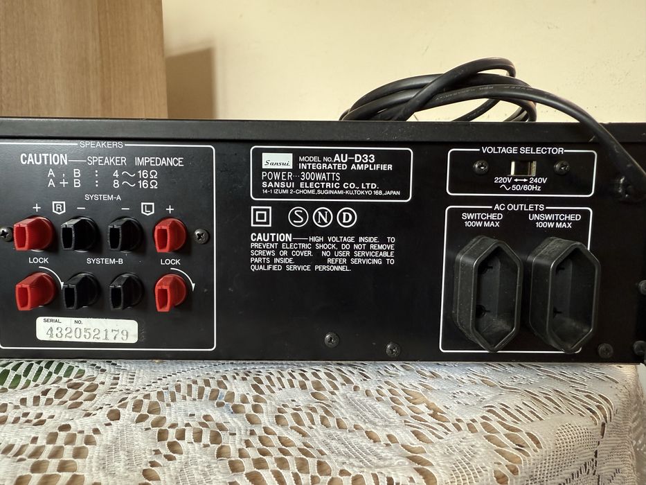 Sansui AU-33 Качествен стерео усилвател