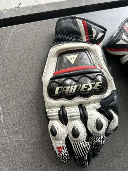 Кожени мото ръкавици DAINESE CARBON D1 SHORT