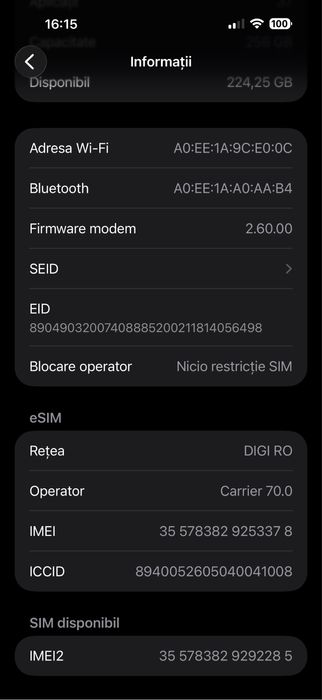 iPhone 16 pro max 256 gb