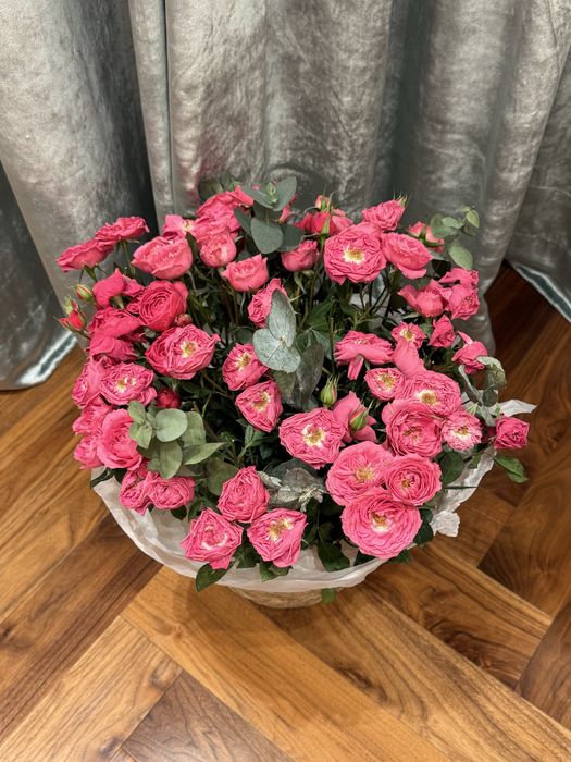 Цветочки в корзине