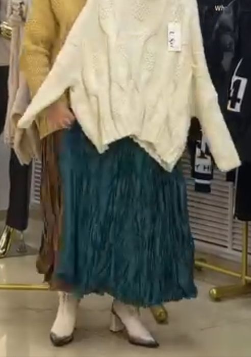 Юбка гофре сжатая