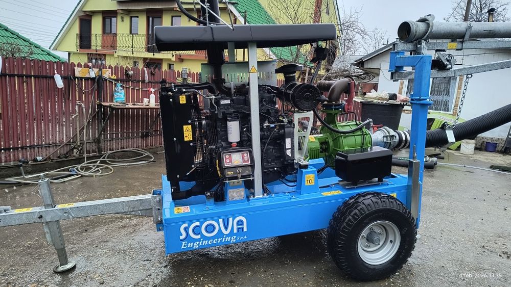 Motopompă Scova 75cp din 2025, 500 ore