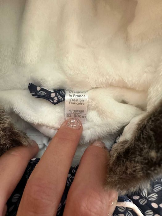 Combinezon iarna impermeabil OKAIDI, 1-3 luni, nefolosit