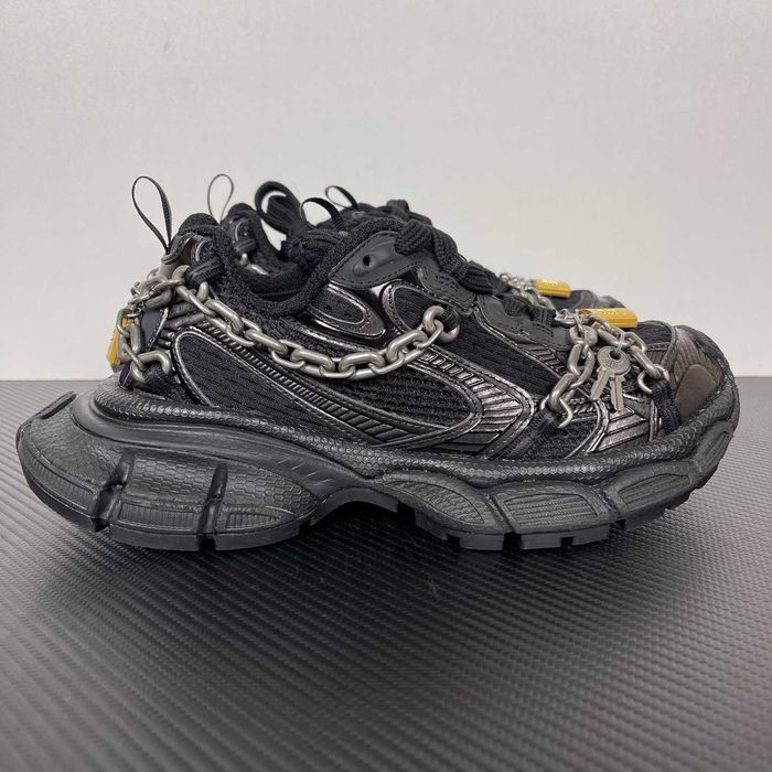 Balenciaga 3XL Sneaker With Chains And Charms Black