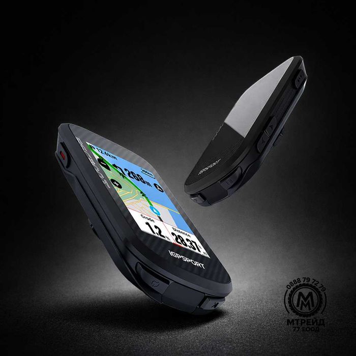GPS вело компютър IGPSPORT BSC-300T, 2.4" тъчскрийн дисплей (320x240), Тегло: 67г, Bluetooth