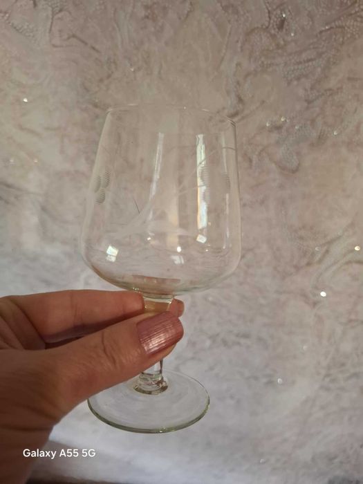 Старинен стъклен Сет