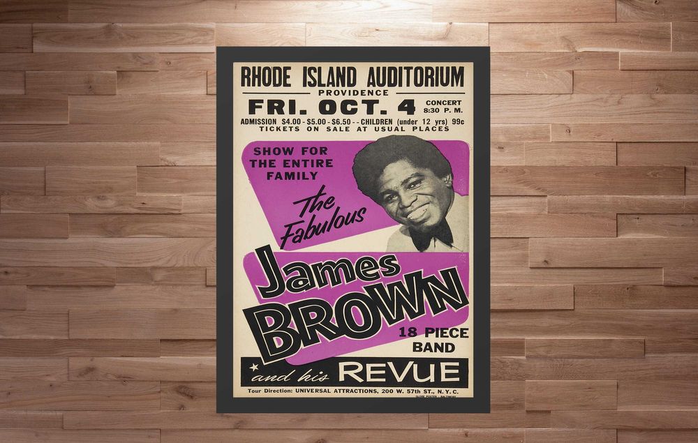 Рок постер плакат с рамка