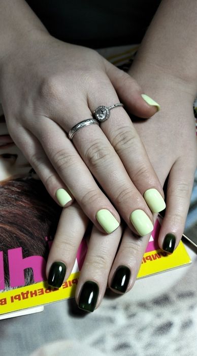 Маникюр - Комбинированный!