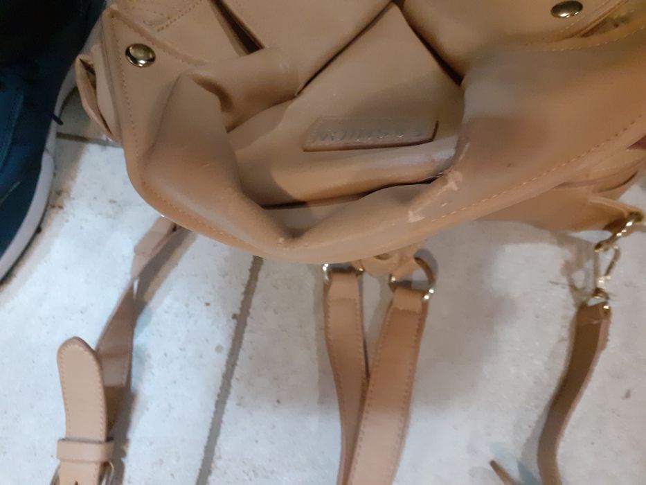 Дамска италианска кожена раница