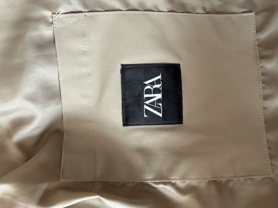Мъжко зимно яке Zara – размер XL, бежово, отлично състояние