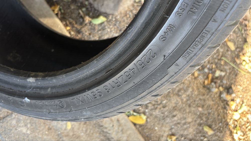 Продам 2 шины Rydanz 225/45 ZR18