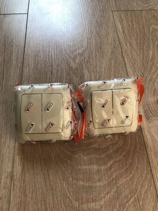 Выключатель Viko 2-х клавишный Розетки и выключатели для дома