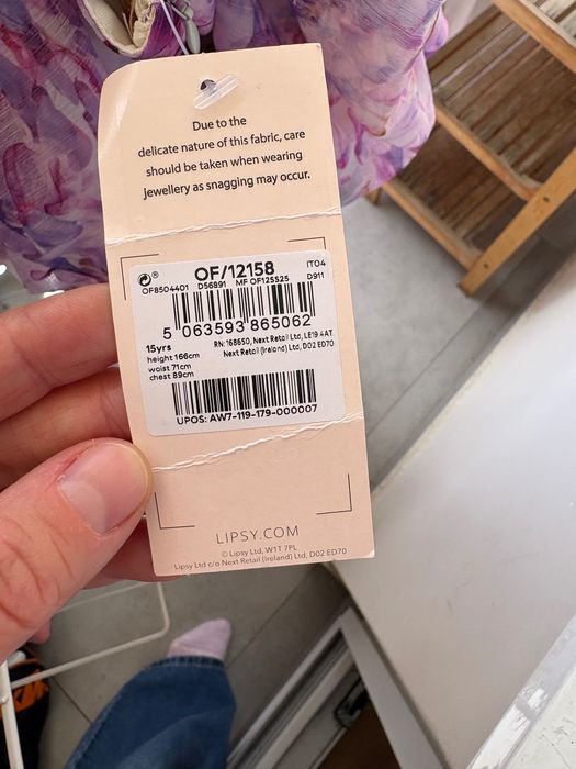 Rochie nouă Lipsy mărime 15 ani (166 cm)