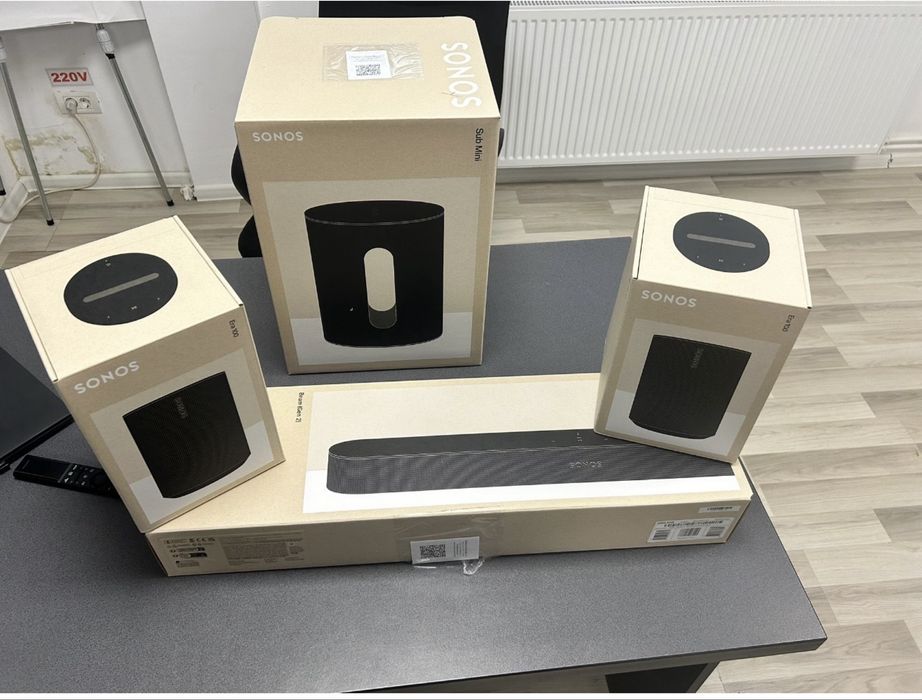 NOU Set boxe SONOS + Speaker Stands