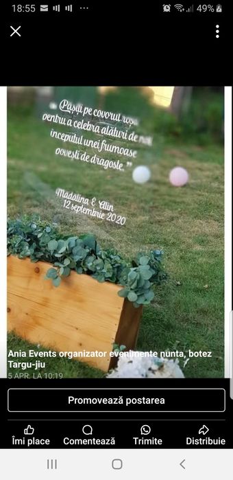 Lichidare decoruri! Vand panou paiete, litere LOVE,etc