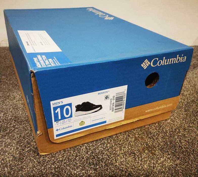 Нови маратонки трекинг обувки Columbia Benson черни 43