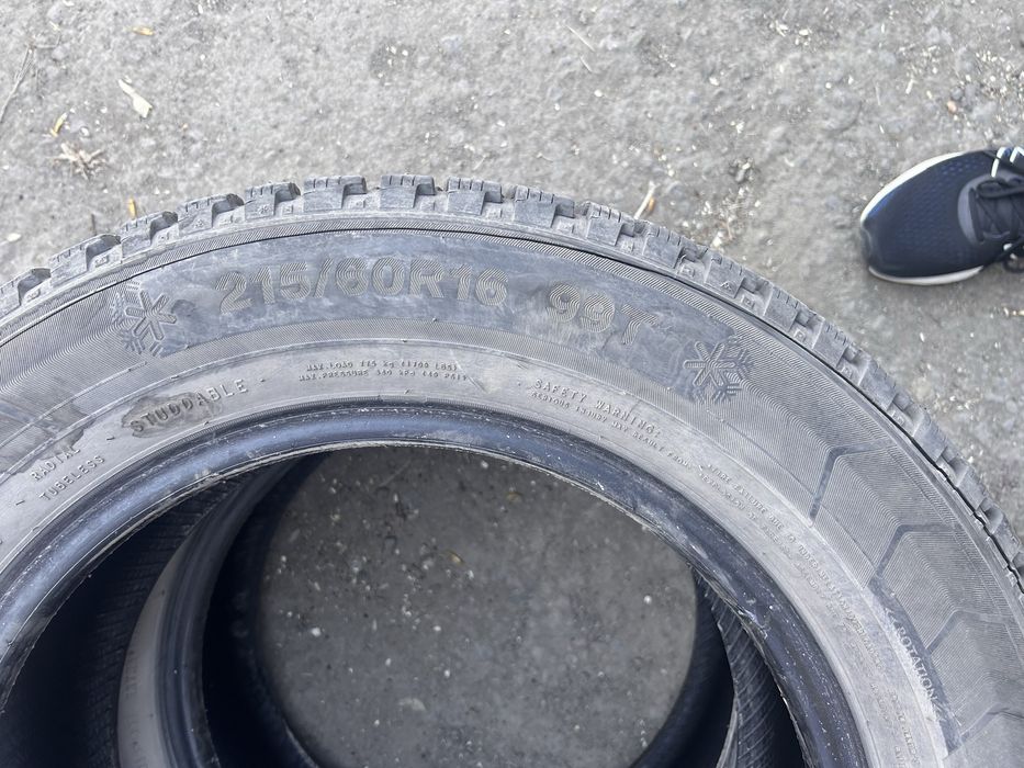 Продам шины 215/60/16 зимние