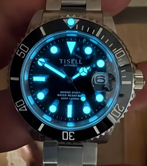 Tisell Marine Diver 16610 Made in Coreea Automatic Japonez 28800 BPH Citizen Miyota Premium 9015
