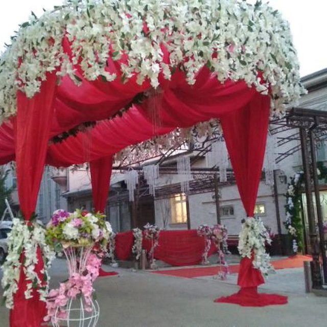 Оформление свадебные торжества  to'y bezaklari shar  va materal bilan