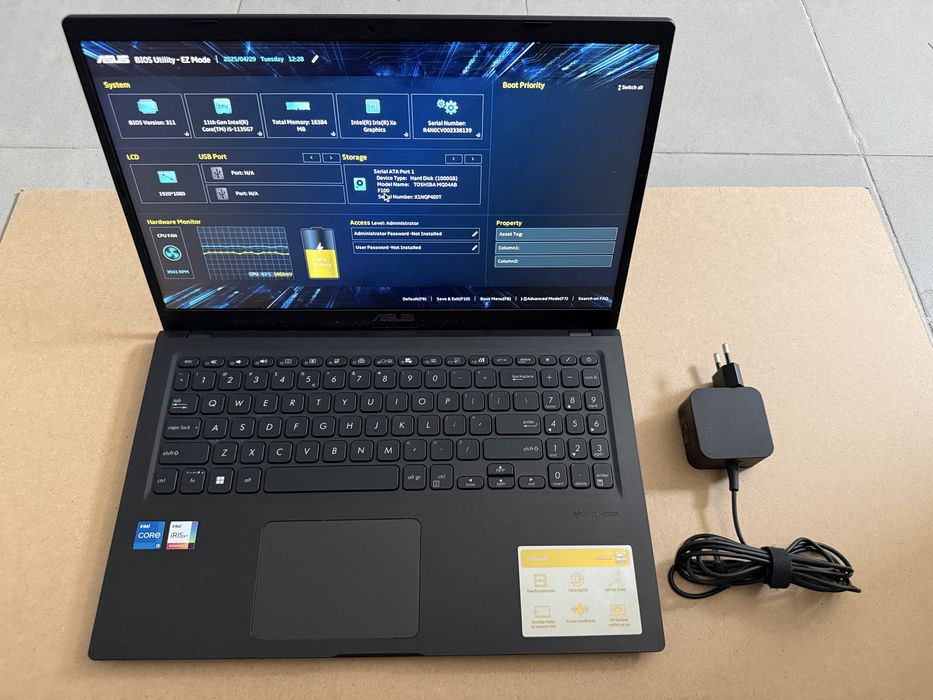 ASUS VivoBook 15 A1500EA | i5 Gen.11 | 16GB RAM | SSD NVMe 512GB + HDD 1TB | Fără Windows