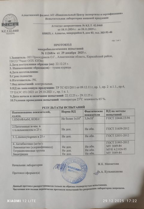 Мясо домашних бройлеров