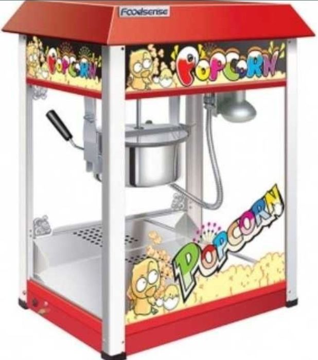 Професионална машина за Пуканки два размера Чисто нова