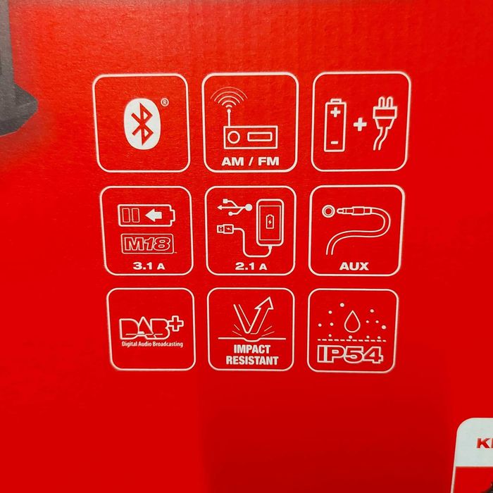 ПРОМОЦИЯ.Milwaukee M18 PRCDAB+-0 PackOut акумулаторно радио