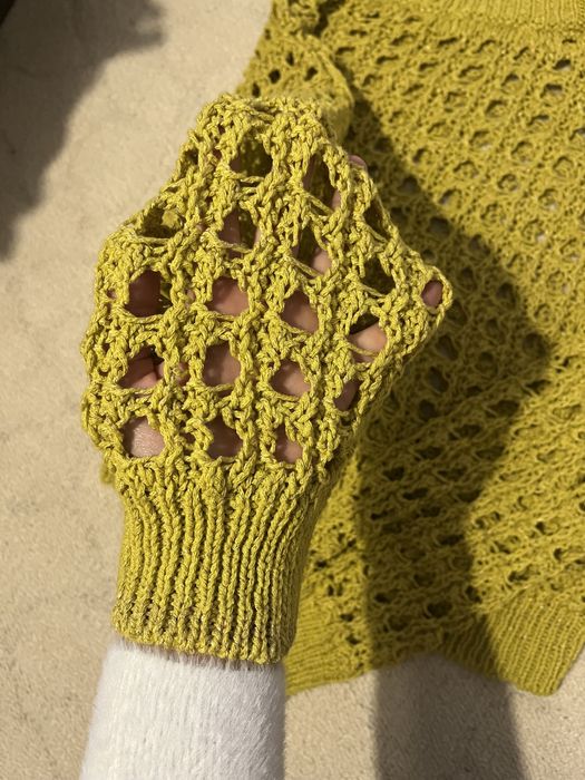 Блуза едра плетка OXXO