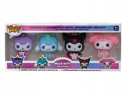 Голям комплект Funko Pop фигурки Hello Kitty Kuromi/ Кити Куроми