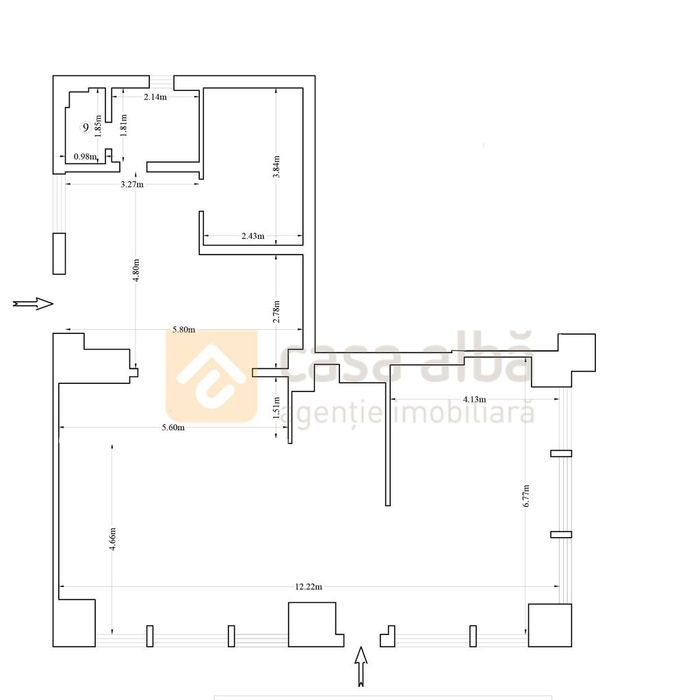 Inchiriere EXPRES | Pacurari, spatiu comercial amenajat, 111 mp