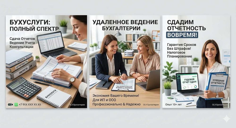 Бухгалтер на аутсорсинг, ведения бух. учёта фирм.