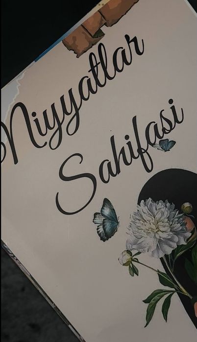 Daftar niyyatlar uchun