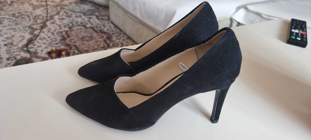 Pantofi piele întoarsă