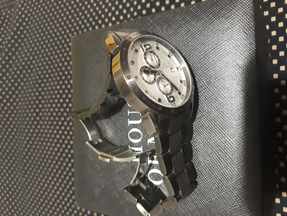 Ceas metalic elegant, Gri Antracit, nu apple watch, garmin sau samsung