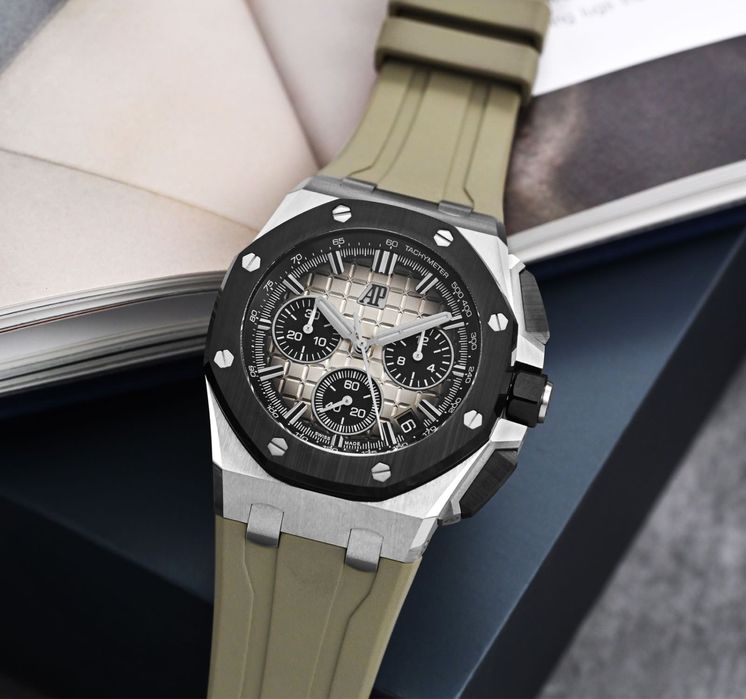 Часовник Audemars Piguet Royal Oak Offshore Chronograph 43 Smoke Dial