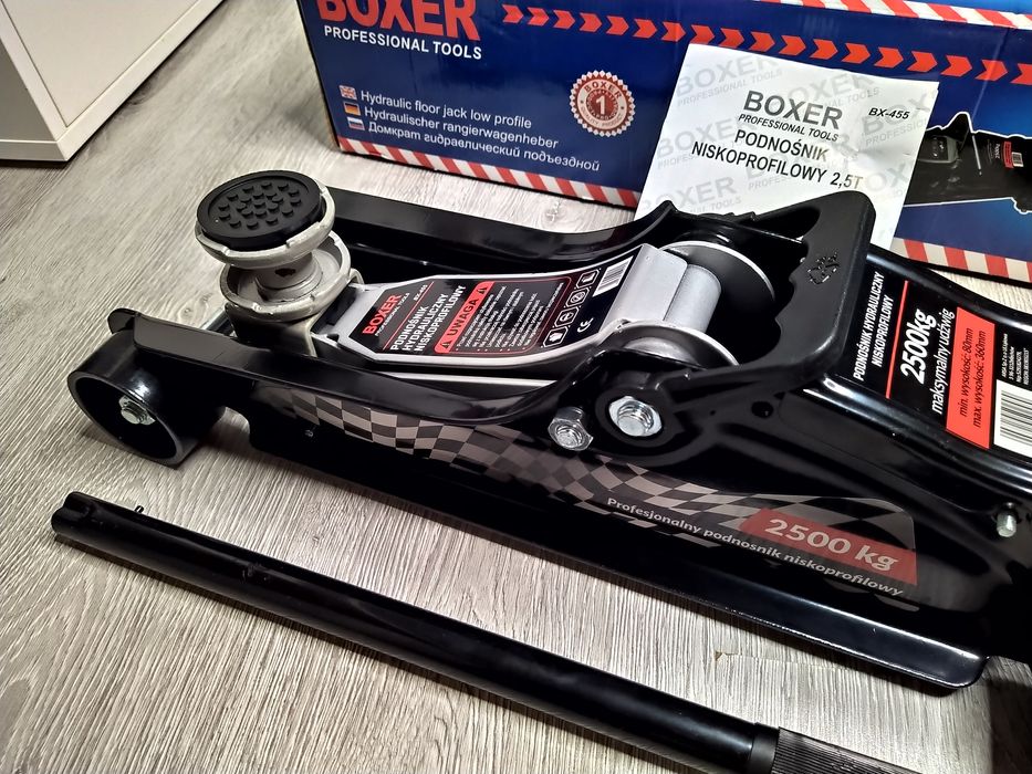 Cric hidraulic 2500 Kg Profil Jos BOXER BX-456, Nou!