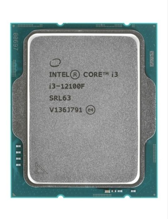 В продаже процессор i3-12100f + кулер cpu