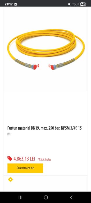 Furtun wagner, graco 19 mm