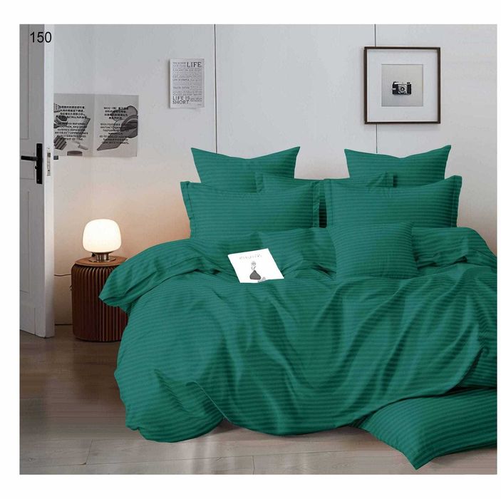 Set lenjerii de pat de una sau 2 persoane bumbac 6 piese