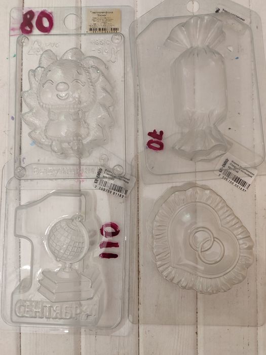 Пластиковые формы для мыла