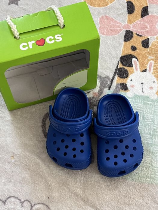 Crocs Littles blue bolt