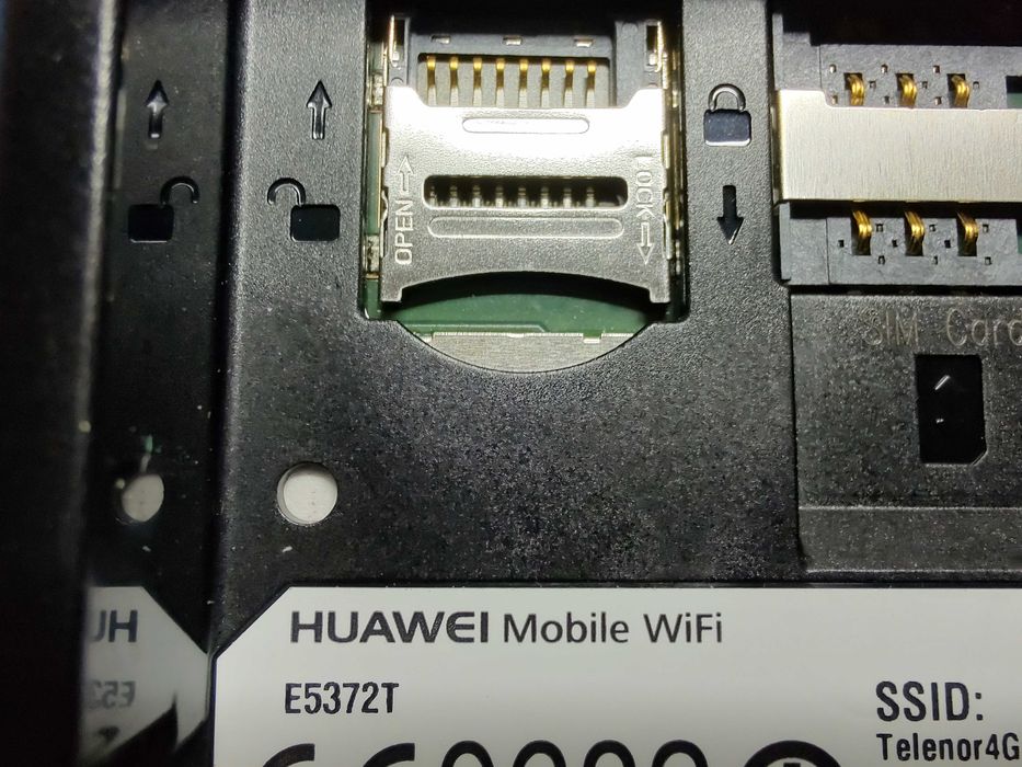 Router modem Wifi cartela SIM 4G LTE Huawei E5372T Portabil 3560mAh