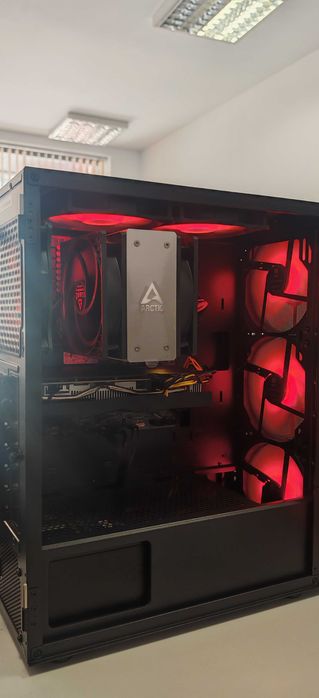Геймърски Компютър Ryzen 7 5700/32Gb/1TB SSD/RTX 3060TI/Wi&BT/Гаранция