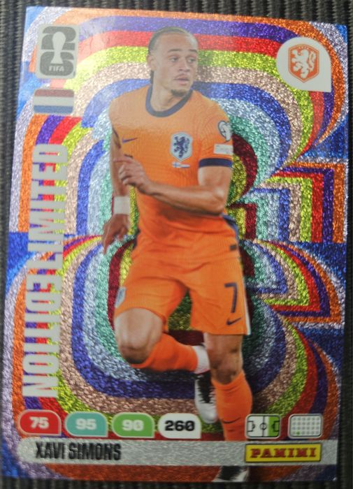Pachet Panini Adrenalyn: Golden Baller Son + 3x Limited Edition (Alvarez, Saka, Simons)